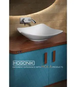 نمای نزدیک روشویی کابینتی مدل H900