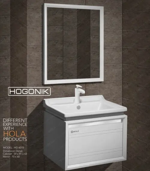 روشویی کابینتی، مدل hd6015، دیواری