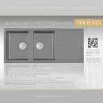 سینک گرانیتی 330 طوسی phoenix