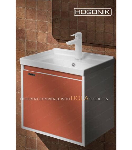 روشویی کابینتی هلا، کد hd5001، رنگ آجری