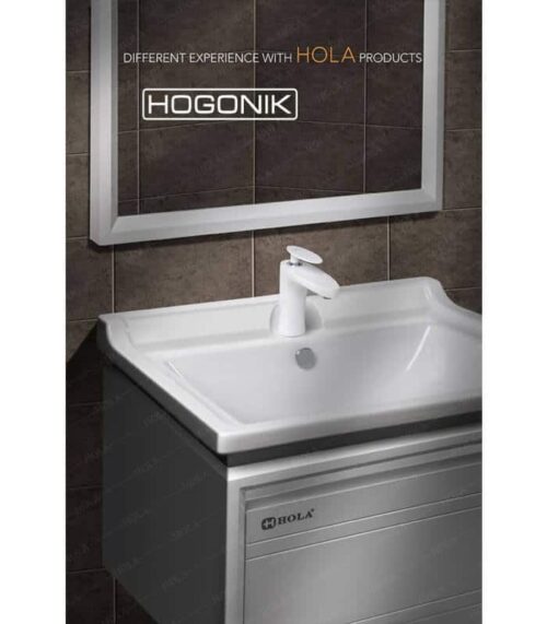 روشویی کابینتی، hola، رنگ سفید، کد hd6015