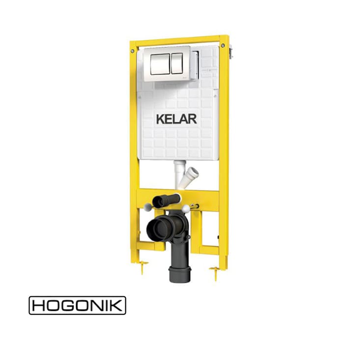 wallhung-kelar فلاش تانک توکار برند کلار مناسب توالت فرنگی وال هنگ